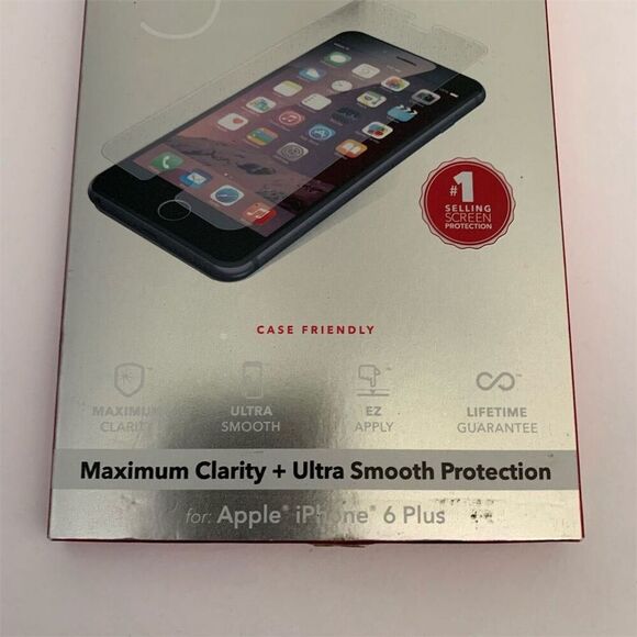 ZAGG InvisibleShield Glass Plus Screen Protector for iPhone 6 Plus - Clear - Picture 3 of 3